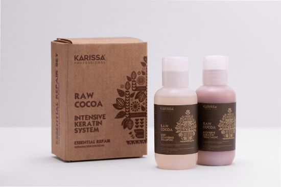 Picture of Karissa Cocoa Intensive Keratin System + Deep Cleansing Shampoo 8oz 