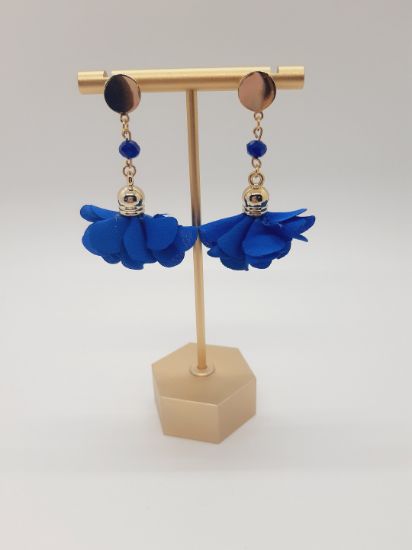 Picture of Blue Royal flowers Earrings