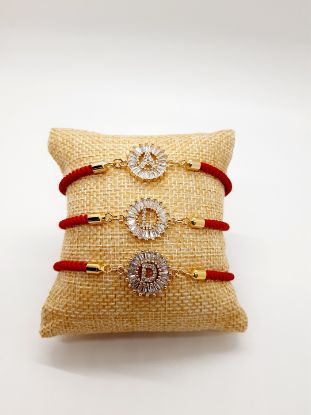 Picture of Letters Red cord bracelets
