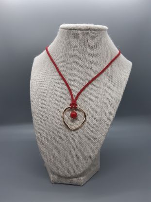 Picture of Red leather necklace