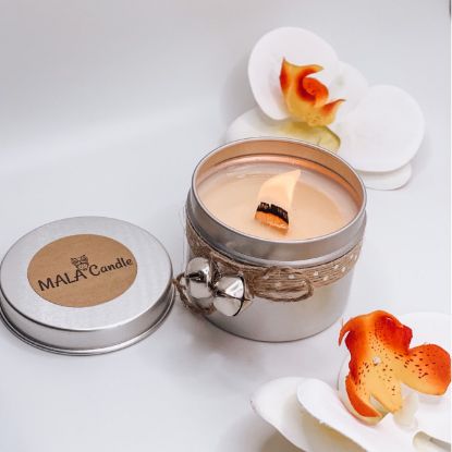 Picture of Lily,  (Tonka Bean) Organic Soy Candle / Vela de Soya Organica by MALACandle