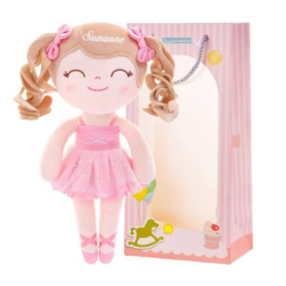 Picture of Personalized Curly Girl Ballerina- Light Skin