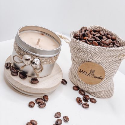 Picture of Manuela, (coffee) Organic Soy Candle / Vela de Soya Organica by MALACandle