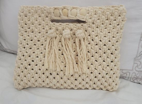 Picture of  Mom's Styled Macrame Handbag by Glad'sMakrame