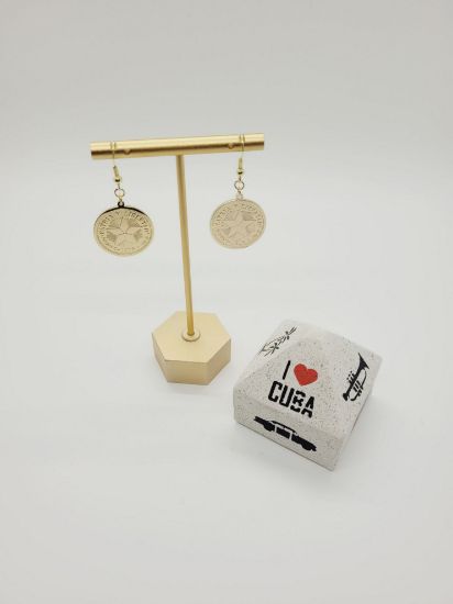 Picture of Cuban Coin Earrings