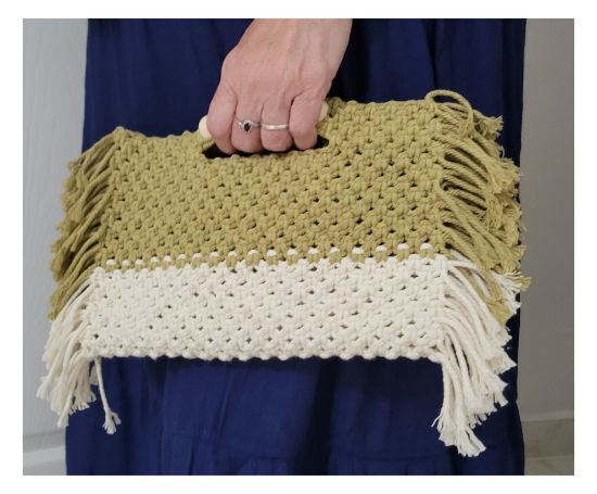 Picture of Chic Boho Macrame Purse  by Glad'sMakrame
