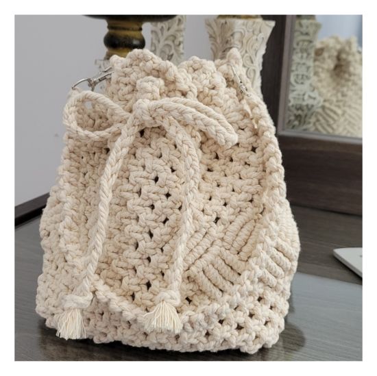 Picture of Amelia's Chic Boho Macrame Purse by Glad'sMakrame