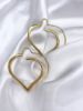 Picture of Heart Hoop Earrings