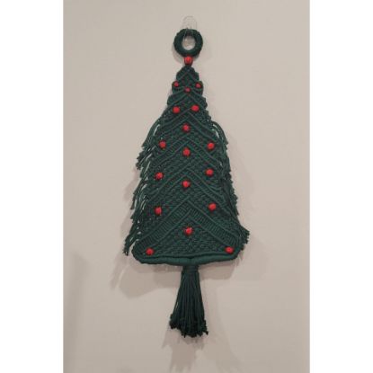 Picture of Wall Hanging Macrame Christmas Tree by Glad'sMakrame