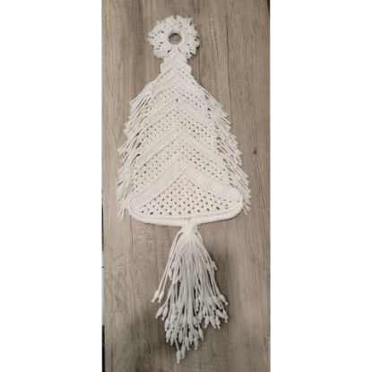 Picture of Wall Hanging Macrame Christmas Tree  by Glad'sMakrame