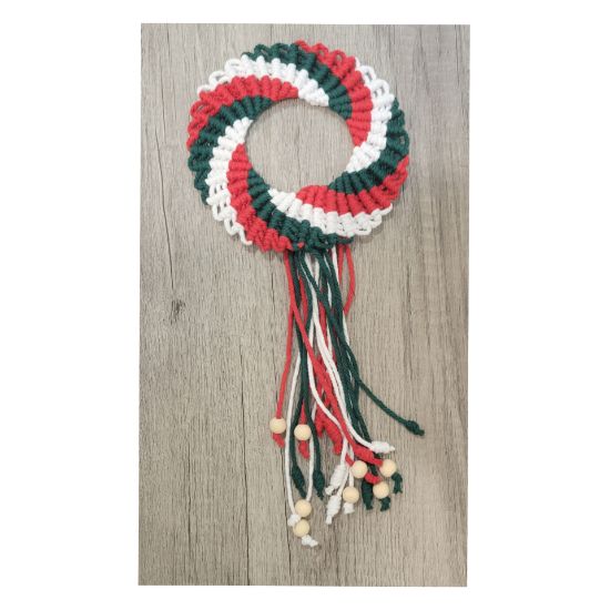 Picture of Macrame Christmas Wreaths by Glad'sMakrame