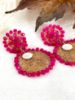 Picture of Hot Pink Statement Earrings