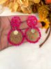 Picture of Hot Pink Statement Earrings