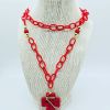 Picture of Red Cross necklace