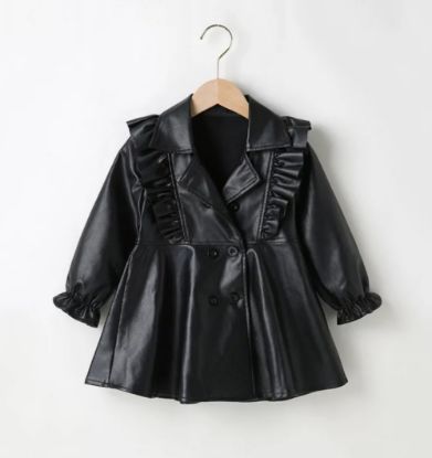 Picture of Faux Leather Jacket for Girls