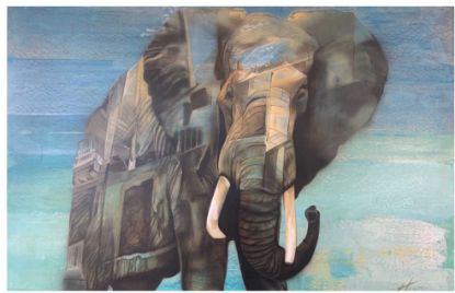 Picture of Titulo: Elephant (impreso en acrilico)  DEPOSITO $100