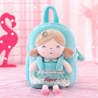 Picture of Spring Girl Backpack - Detachable Doll - Green