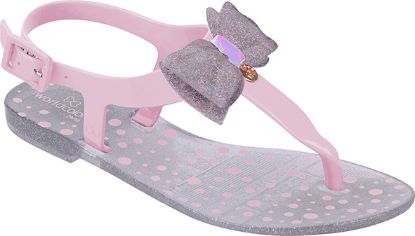 Picture of Cake Sandal - Silver Glitter/ Pink