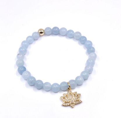 Picture of Aquamarine charm bracelet 