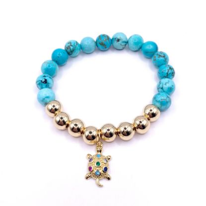 Picture of Golden Turquoise bracelet