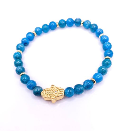 Picture of Apatite  Natural  Stone  bracelet 