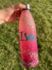 Picture of Pink Ombre glitter water bottle / Botella de agua personalizada  Rosada 