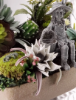 Picture of Centerpiece for Terrace Artificial Foam Flower Succulents Cactus adorned decorative Resin Figure Artificial Tropical Flower Floral Home Décor