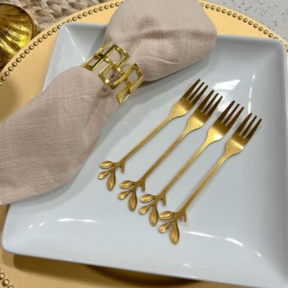 Picture of Stainless steel leaf shape fork