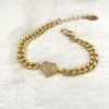 Picture of Heart Chain Bracelet by Nohemn by Nohelia