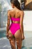 Picture of NANY JEANS  Womens Tank Crop Top High Waisted Cheeky Three Piece Bikini Sets Swimsuits & Cover