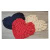 Picture of Heart Shape Macrame placemats for cups by GladsMakrame  