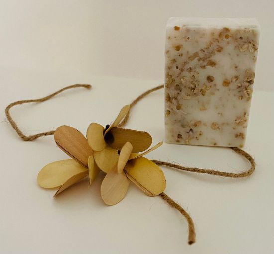 Picture of Handmade Oatmeal Exfoliating Soap By Sunflower Beauty Creations