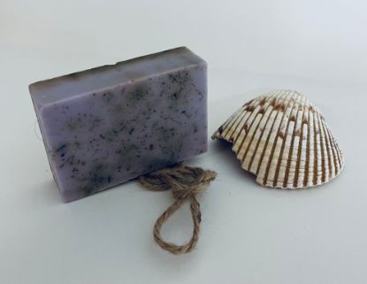 Picture of Handmade Lavender Exfoliating Soap By Sunflower Beauty Creations