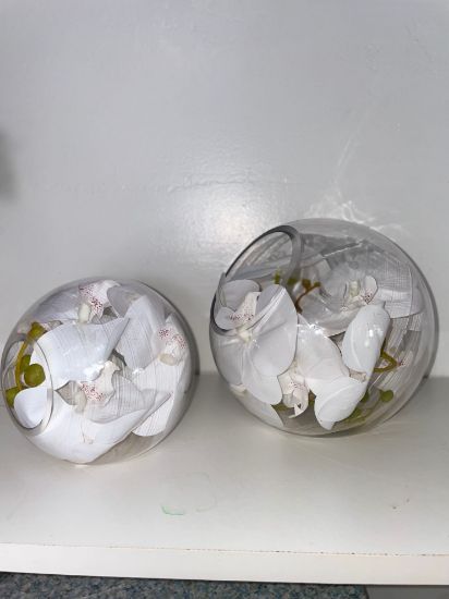 Picture of Esferas con orquídeas by Laly's Creations