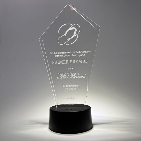 Picture of Chancla Throwing Award - Customizable LED Lamp