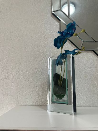 Picture of Mini orquidea en base de espejo By Laly's Creations