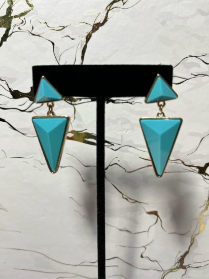 Picture of Turquoise Geometric aretes